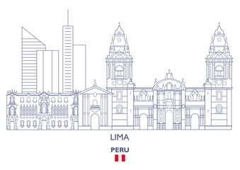 Lima City Skyline, Peru