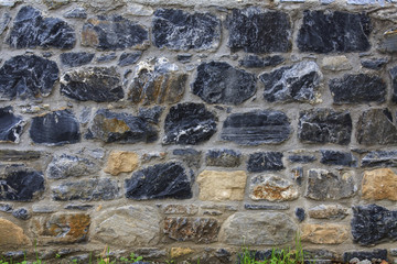 A Colorful Bricky Wall Texture