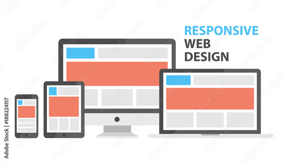 Wall mural responsive web design