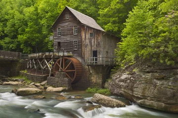 Papier Peint photo autocollant Moulins Glade Creek Grist Mill in West Virginia, USA