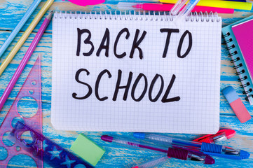 Back to school concept