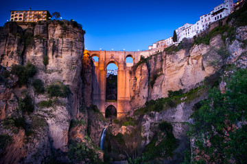 Ronda, Provinz Malaga, Andalusien, Spanien - Puente Nuevo (neue Brücke)
