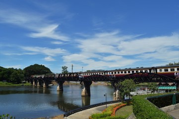 Fototapeta na wymiar Bridge over the River Kwai