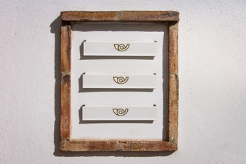 Ronda, Malaga province, Andalusia, Spain - mailboxes