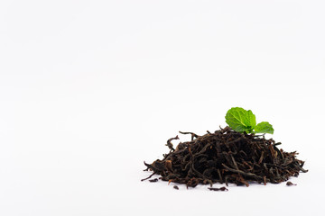 Black tea (white background)