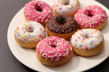 assorted glazed donut