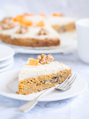 Gluten-free carrot cake.