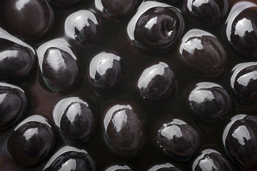 many black olives