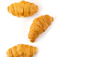 croissant isolated on white background