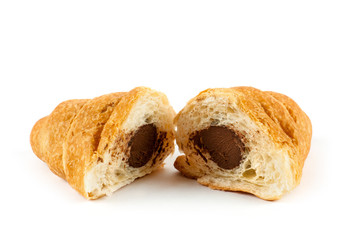 croissant isolated on white background