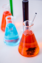 Science equipment in class