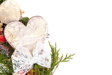 decorative wreath from a vine