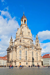 Fototapeta na wymiar Frauenkirche in Dresden, Deutschland