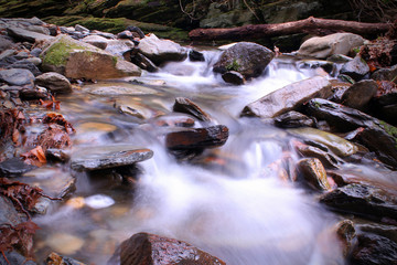 Slow Shutter Speed Riverscape or Waterscape