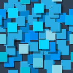 Seamless background made up of squares. The planes are painted monophatically. With different intensities. Vector illustration.