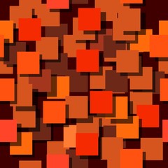 Seamless background made up of squares. The planes are painted monophatically. With different intensities. Vector illustration.