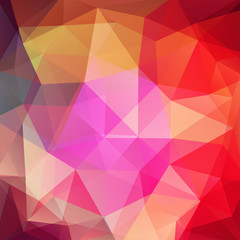 Background of geometric shapes. Colorful mosaic pattern. Vector EPS 10. Vector illustration. Pink, beige, red, brown colors.