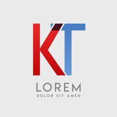 KT logo letters with 