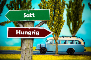 Fototapeta premium Schild 308 - Satt