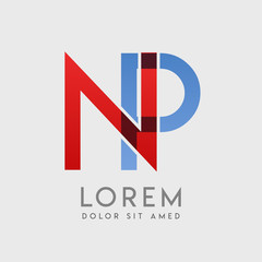 NP logo letters with "blue and red" gradation © nakigitsune-sama