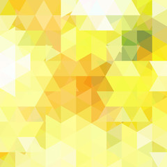 Obraz premium Triangle yellow vector background. Can be used in cover design, book design, website background. Vector illustration