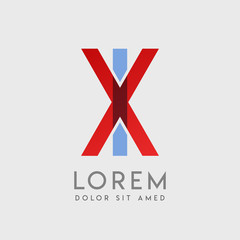 Fototapeta premium XI logo letters with 