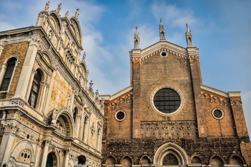 Obraz premium SS. Giovanni e Paolo und Scuola Grande di San Marco