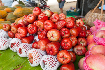 Fruits on the local market in Thailand