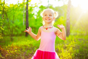 happy child in the park