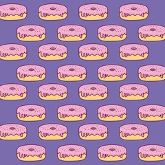 sweet donuts background