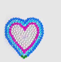 diamond jewelry in heart shape