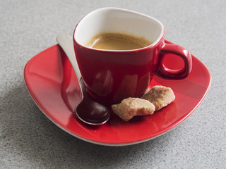coffee cup on table