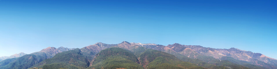 Fototapeta premium Cang mountain, Located in Dali old town, Dali Bai Autonomous Prefecture, in northwestern Yunnan, China.