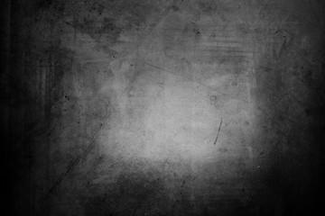 Dark grungy black concrete texture wall background