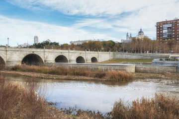 Obraz premium Segovia bridge. Madrid, Spain.