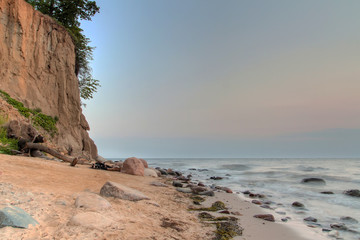Cliff at Baltic sea, Poland