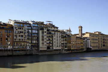 Fototapeta premium Florence seen from the old bridge 