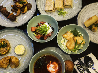 business lunch set.