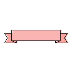 ribbon banner icon image vector illustration design 