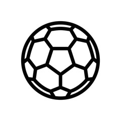 Naklejka premium Football icon on white background