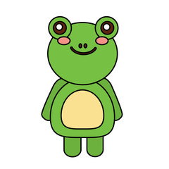 frog cute animal icon image vector illustration design 