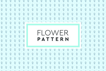 Hand drawn flower pattern. Simple, natural design for background, packaging, texture.