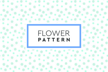 Hand drawn flower pattern. Simple, natural design for background, packaging, texture.