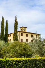 Classic hilly landscape in the Tuscan countryside - 3