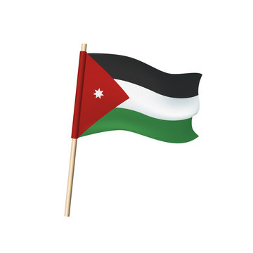 Jordan vector Flag. Vector symbol