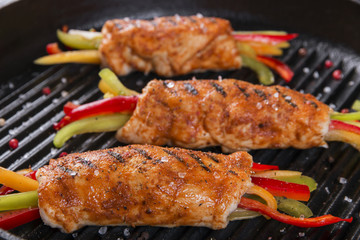 chicken fillet with vegetables