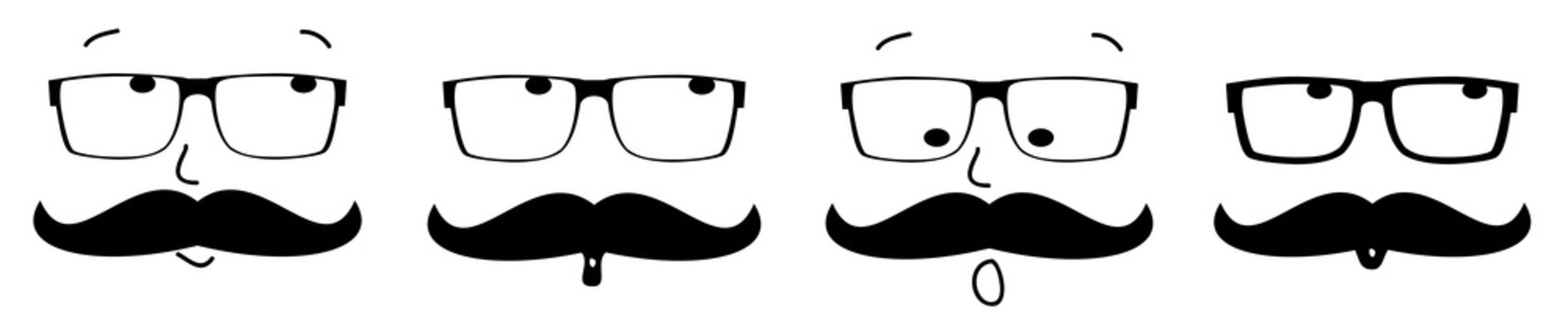 Moustache | Bart Gesichter