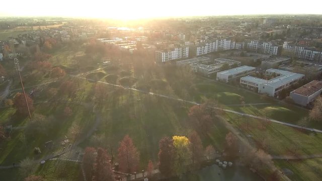 Volo sul Parco Amendola di Modena