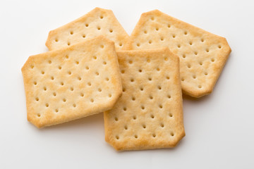 Toast bread isolated on the white background.