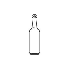Icon Line glass bottle beer